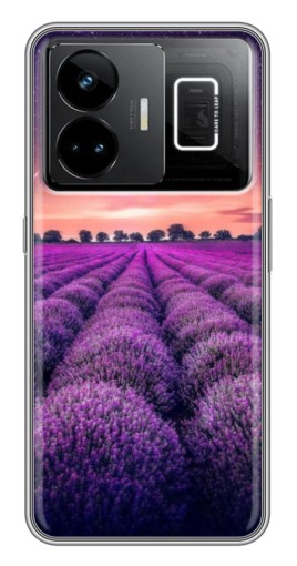 Чехол с картинкой "Лавандовое поле" для Realme GT3