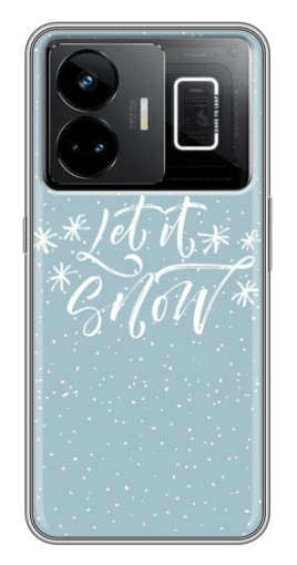 Чехол с принтом "Let it Snow" для Realme GT3