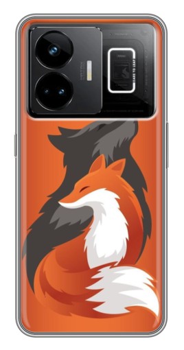 Чехол с печатью "Лиса ART" для Realme GT3