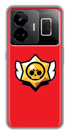 Чехол с принтом "Лого на красном" для Realme GT3