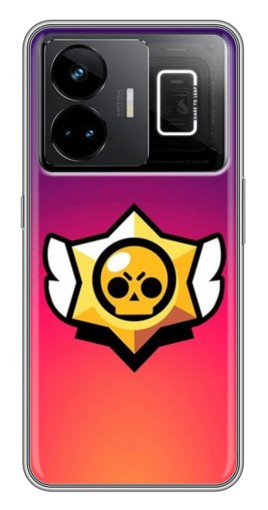 Чехол с картинкой "Логотип Brawl Stars" для Realme GT3