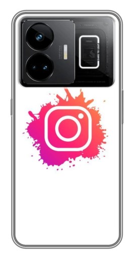 Чехол с печатью "Логотип Инсты" для Realme GT3