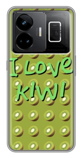 Силиконовый чехол с изображением "Love Kiwi" для Realme GT3