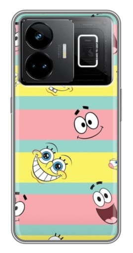 Чехол с картинкой "Мордашки" для Realme GT3