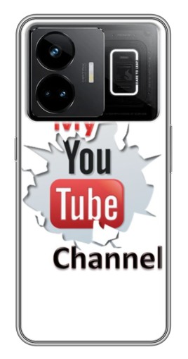 Чехол с картинкой "My YouTube" для Realme GT3