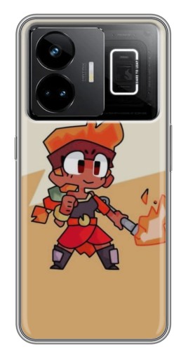 Чехол с печатью "Нарисованная Amber" для Realme GT3