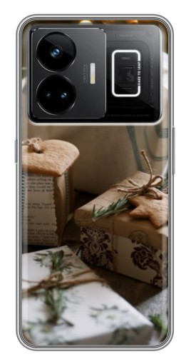 Силиконовый чехол с изображением "Нежные подарки" для Realme GT3