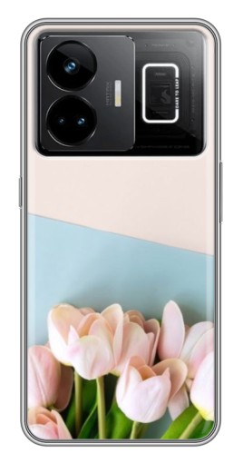Чехол с печатью "Нежные тюльпаны" для Realme GT3