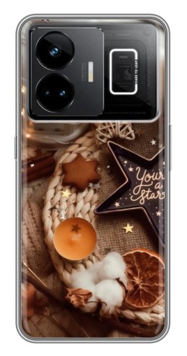 Чехол с картинкой "Новогодняя атмосфера" для Realme GT3