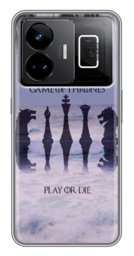 Силиконовый чехол с изображением "Play or Die" для Realme GT3