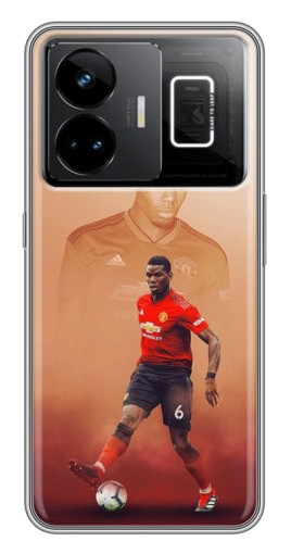 Силиконовый чехол с изображением "Pogba с Манчестера" для Realme GT3