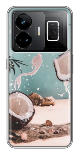 Силиконовый чехол с изображением "Половинки кокоса" для Realme GT3
