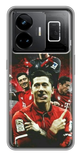 Чехол с картинкой "Польский футболист" для Realme GT3