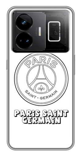 Силиконовый чехол с изображением "PSG логотип" для Realme GT3