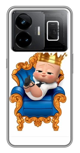 Силиконовый чехол с изображением "Ребенок Король" для Realme GT3