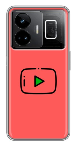 Чехол с картинкой "Рисованная кнопка" для Realme GT3