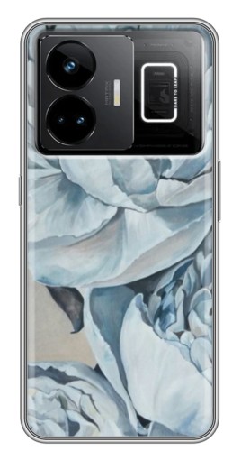 Силиконовый чехол с изображением "Рисунок пионы" для Realme GT3