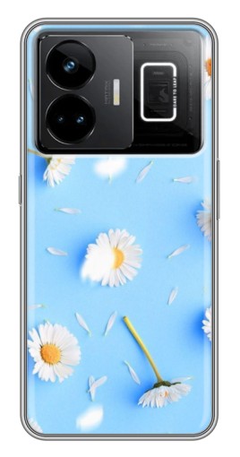 Чехол с принтом "Ромашковый фон" для Realme GT3