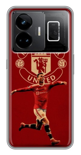 Чехол с принтом "Ronaldo в МЮ" для Realme GT3