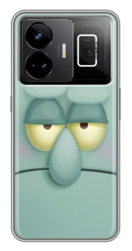 Силиконовый чехол с изображением "Сквидвард" для Realme GT3