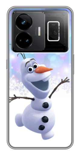 Чехол с принтом "Снеговик Олаф" для Realme GT3