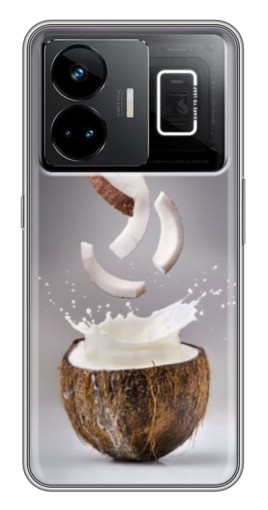 Силиконовый чехол с изображением "Стакан кокоса" для Realme GT3