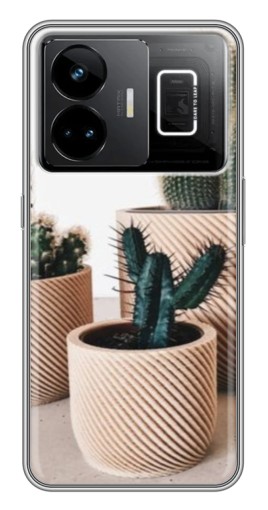 Чехол с печатью "стильные кактусы" для Realme GT3