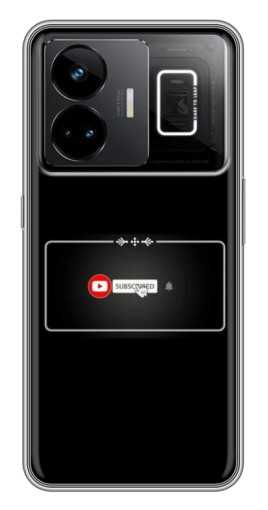 Чехол с принтом "subscribed" для Realme GT3