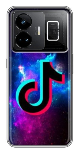 Чехол с печатью "ТикТок в космосе" для Realme GT3