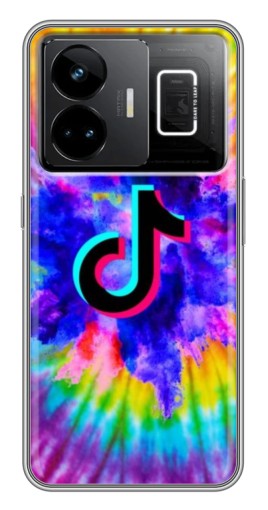 Чехол с печатью "TikTok в красках" для Realme GT3