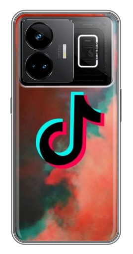 Чехол с принтом "ТикТок в тучах" для Realme GT3
