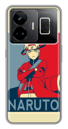 Силиконовый чехол с изображением "Удзумаки Naruto" для Realme GT3