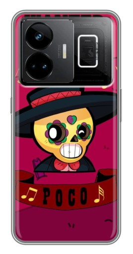 Чехол с принтом "WANTED POCO" для Realme GT3