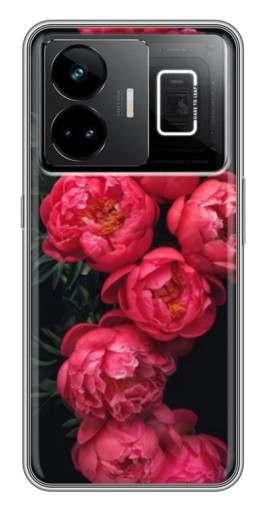 Чехол с картинкой "Яркие пионы" для Realme GT3