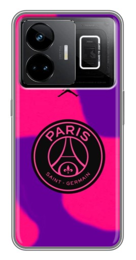 Силиконовый чехол с изображением "Яркий лого PSG" для Realme GT3