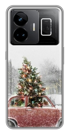 Чехол с принтом "Елка в машине" для Realme GT3