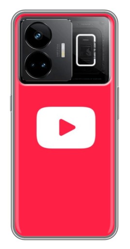 Чехол с картинкой "YouTube Кнопка" для Realme GT3