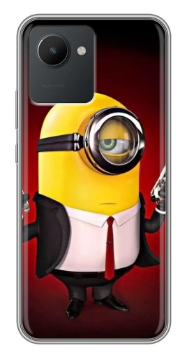 Чехол с картинкой "Агент Миньон" для Realme C30