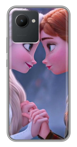 Чехол с принтом "Анна и Ельза" для Realme C30