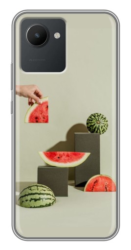 Чехол с принтом "Арт Арбузы" для Realme C30