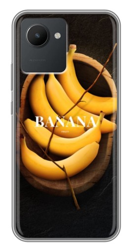 Силиконовый чехол с изображением "Banana" для Realme C30