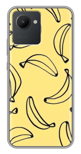 Чехол с печатью "Бананчики" для Realme C30