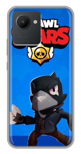 Чехол с картинкой "Боевой Crow" для Realme C30