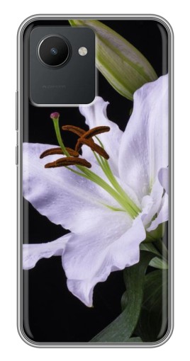 Чехол с картинкой "Большая лилия" для Realme C30