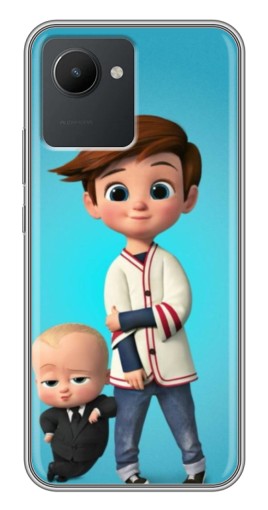 Чехол с печатью "Boss and Boy" для Realme C30