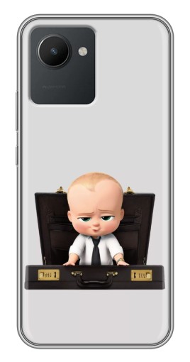 Чехол с принтом "Босс с чемоданом" для Realme C30