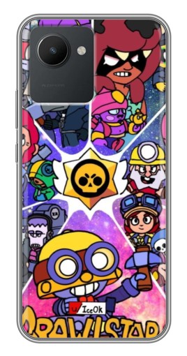 Чехол с печатью "Brawl заставка" для Realme C30