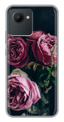 Чехол с печатью "Букет роз" для Realme C30