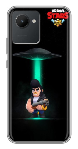 Чехол с печатью "Bull инопланетянин" для Realme C30