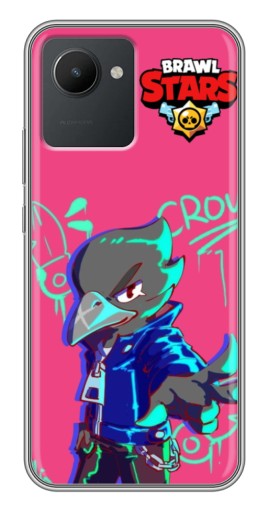 Чехол с печатью "Crow Asassin" для Realme C30